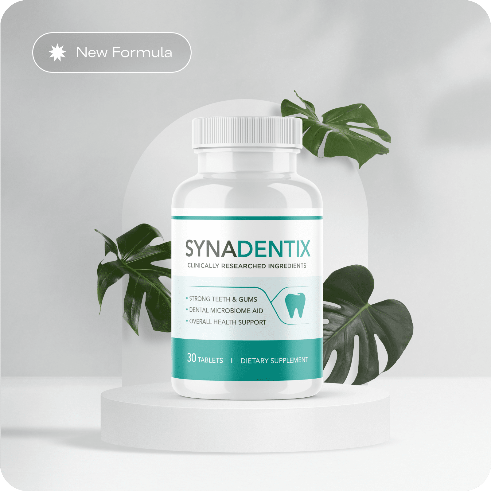 SynaDentix dental health supplement bottle